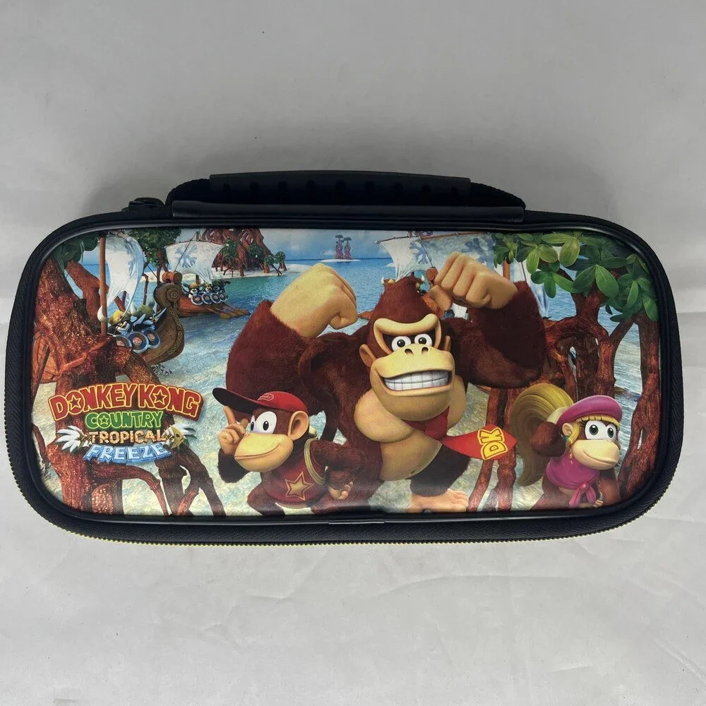 Nintendo Switch Donkey Kong Country Tropical Freeze Game Travel Case